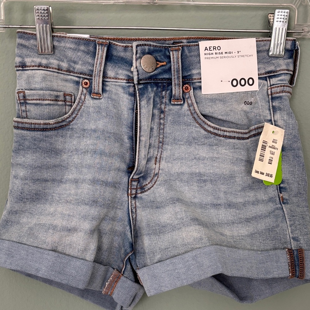 Aeropostale Light Blue Jean Shorts